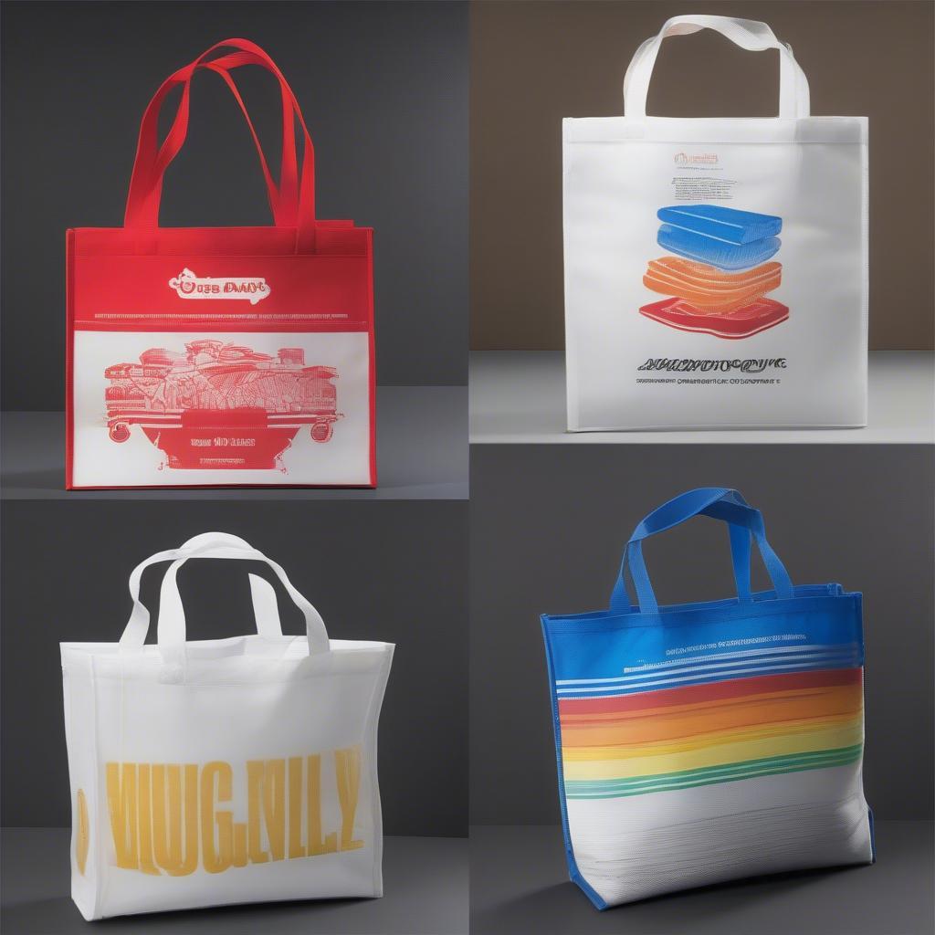 A5 Non Woven Bags with Different Printing Options