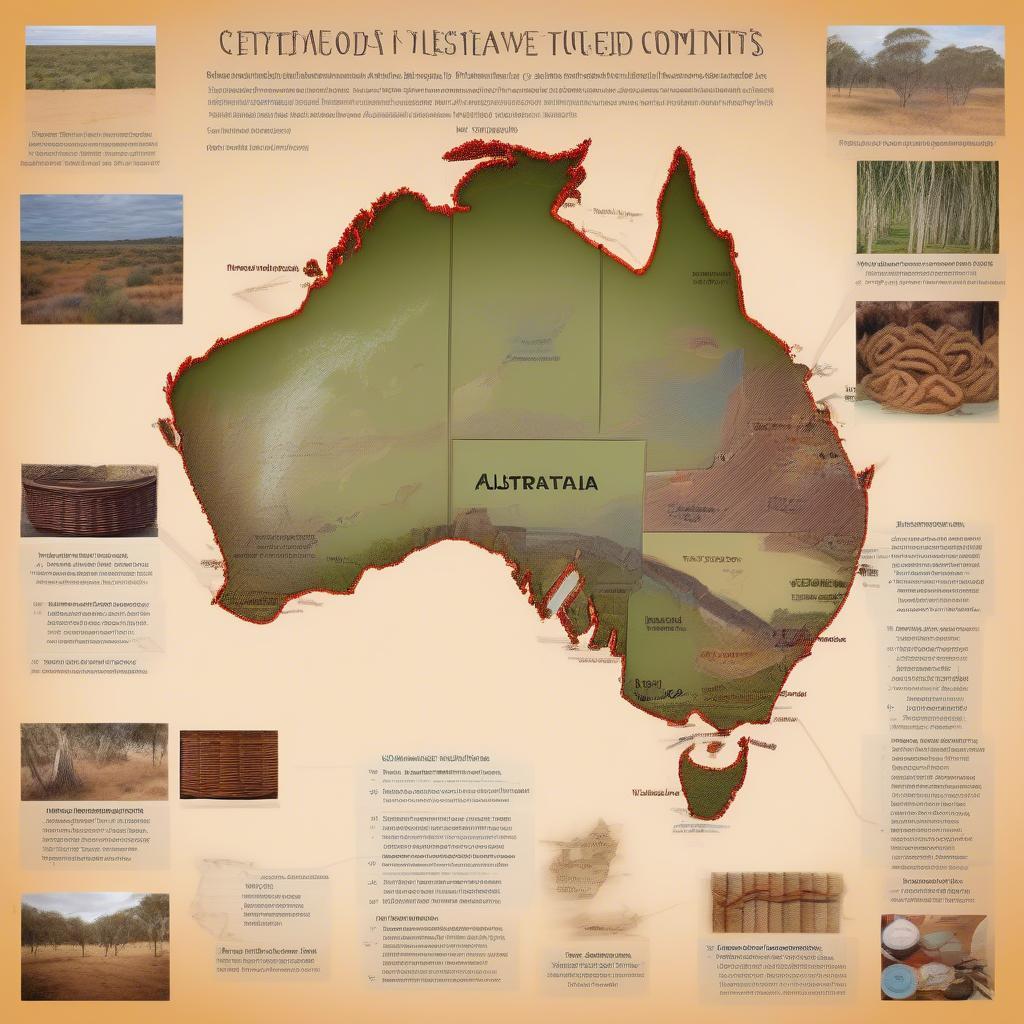 Regional variations of materials in Aboriginal Basket weaving