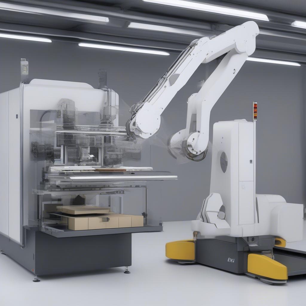 Advanced Non-Woven Bag Making Machine with Robotic Arm Integration