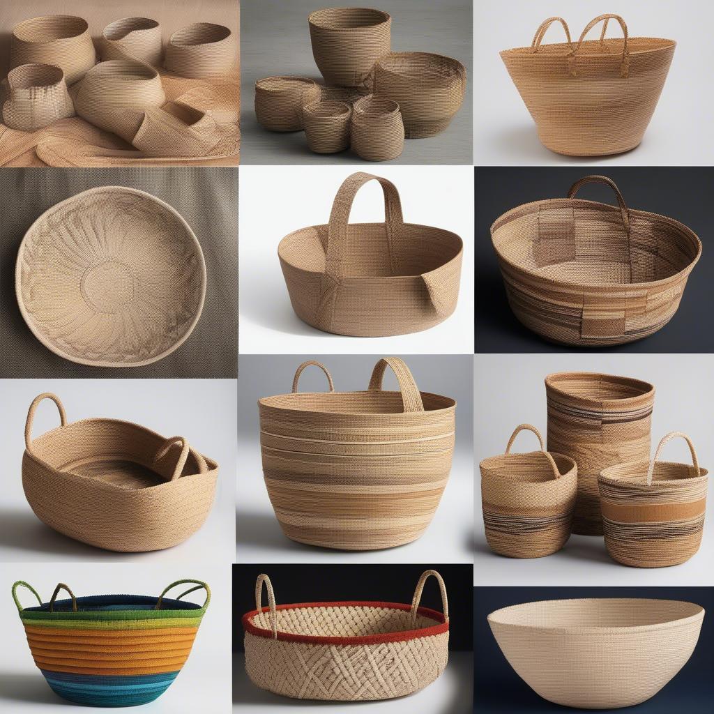 Advanced Rafia Basket Designs and Shapes