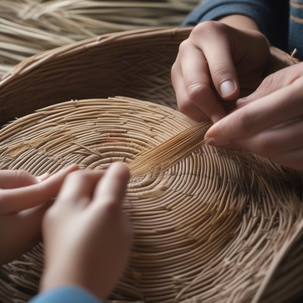 Advanced weaving techniques for wilderness survival.