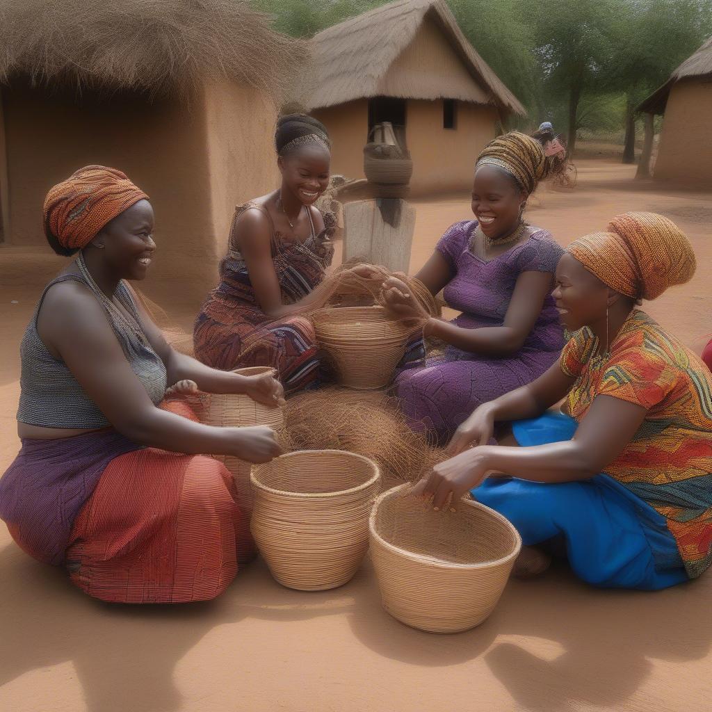 African Basket Weaving in Cultural Context