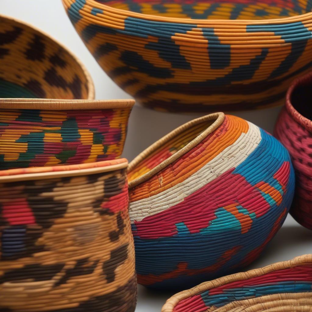 Intricate African Basket Weaving Patterns