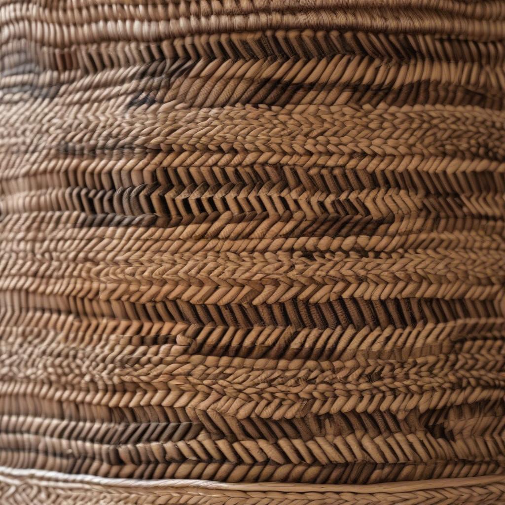 Intricate Patterns on Agaseke Baskets