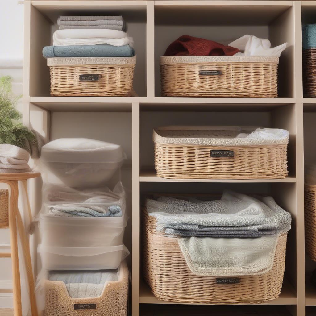 Alternative Storage Solutions - Wicker, Fabric, and Plastic