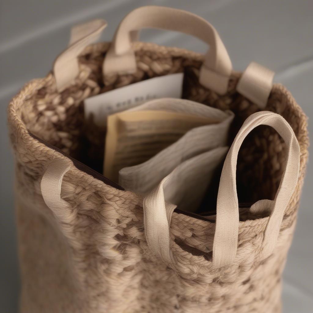 Close-up of the Amuseable Coffee-to-Go Woven Bag