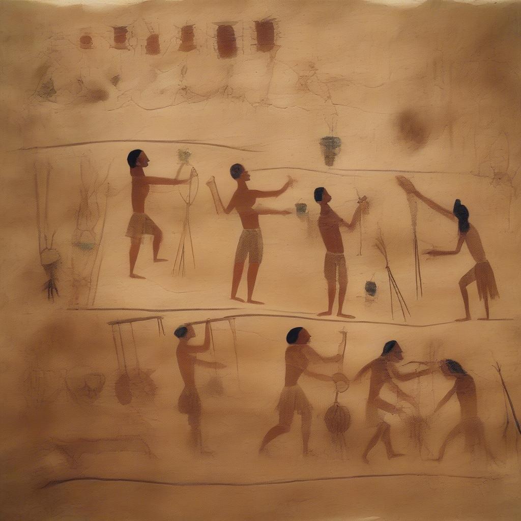 Ancient Basket Weaving Techniques Depicted in Cave Paintings