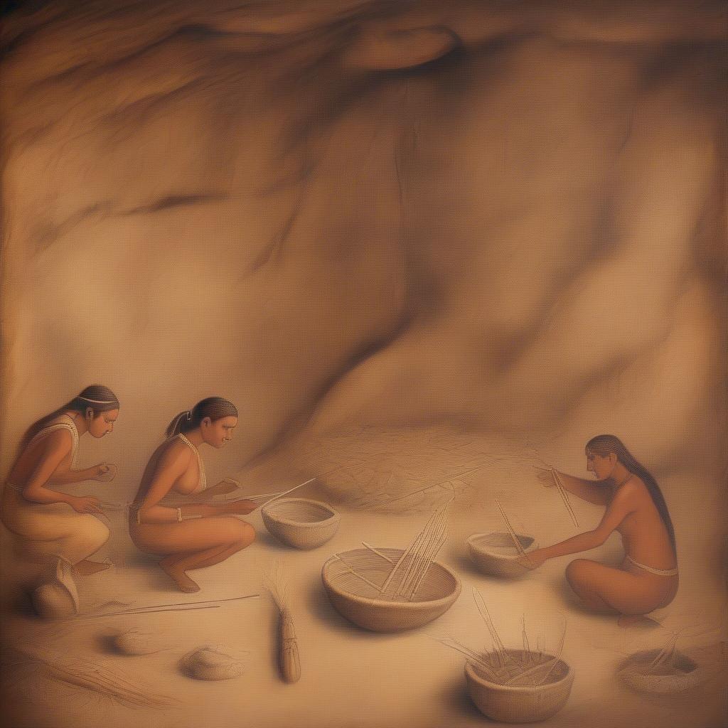 Ancient Basket Weaving Techniques Depicted in Cave Paintings