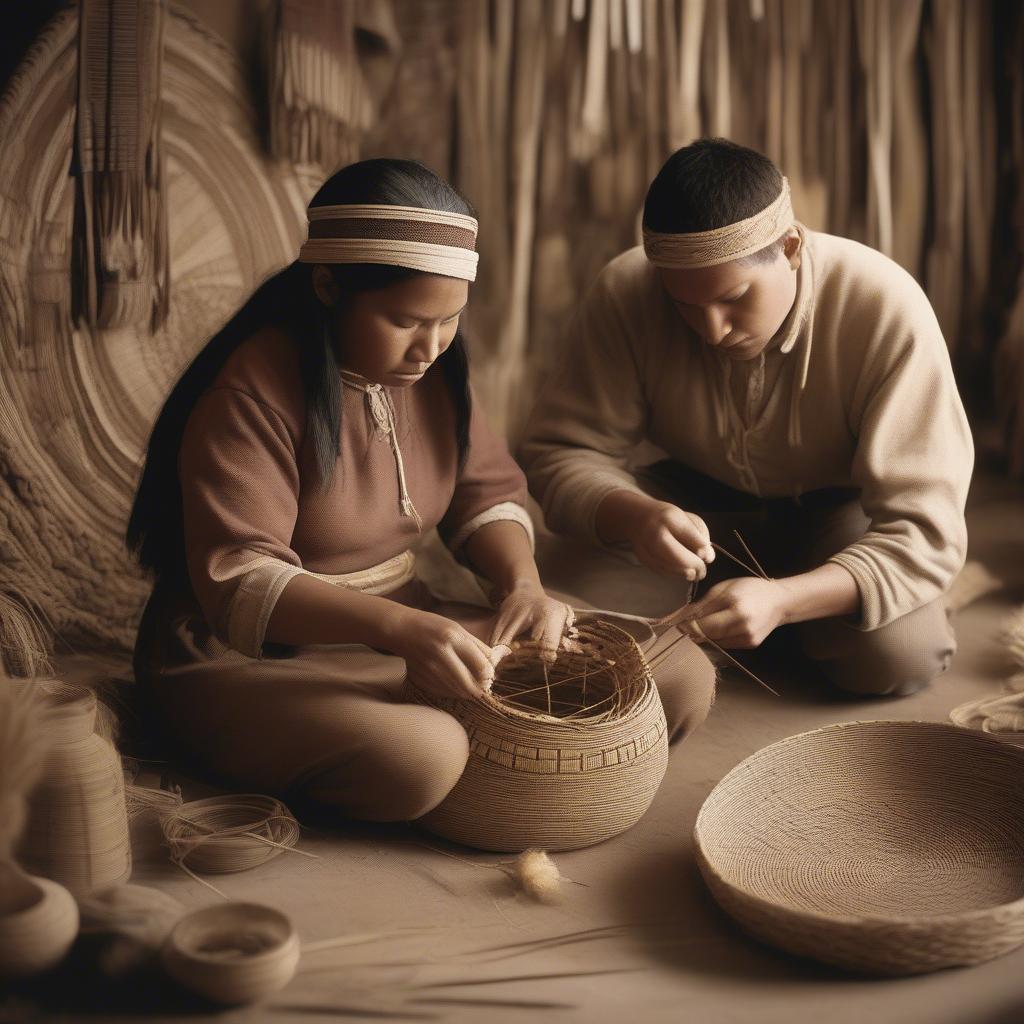 Ancient Basket Weaving Techniques Demonstrated