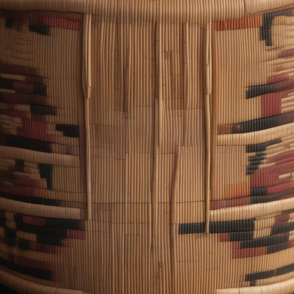 Ancient Mexican Basket Weaving Techniques: A Close-Up View of Intricate Patterns and Materials