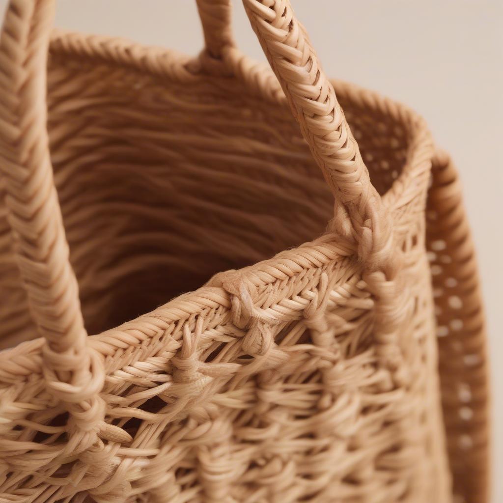 Anthropologie Rattan Bag