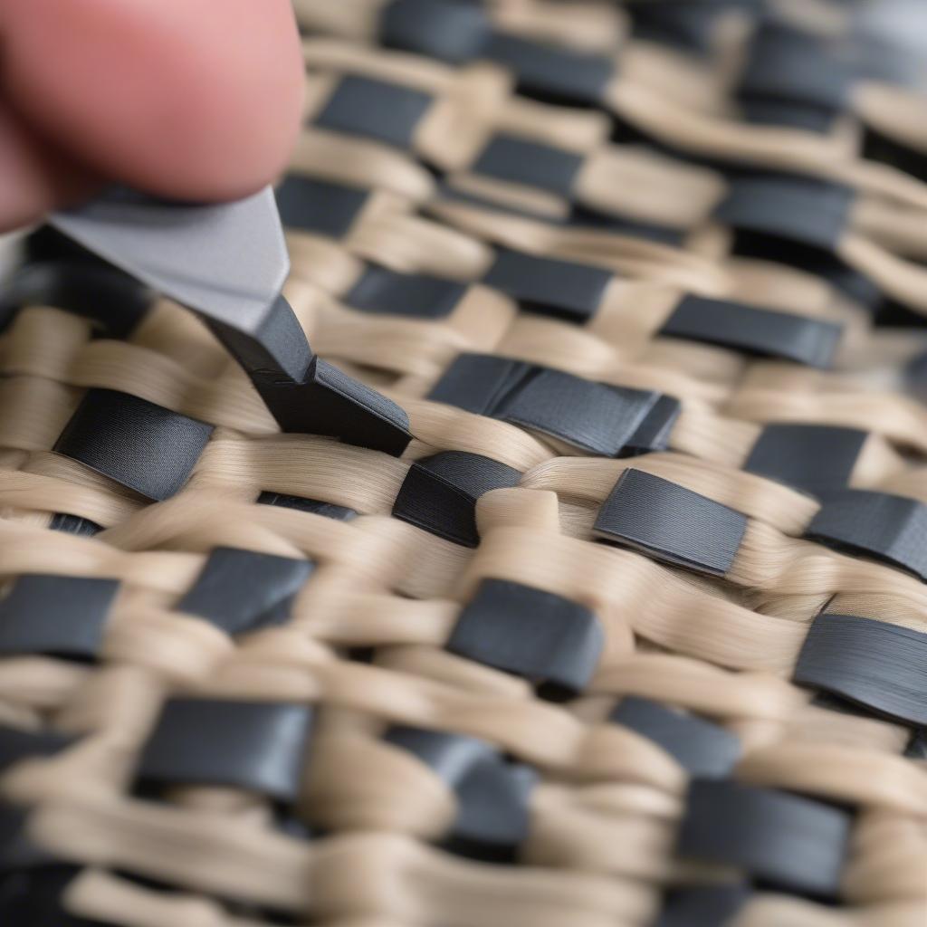 Applying the Rock Tape Basket Weave