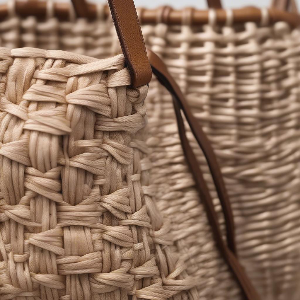 Close-up of an Australian Woven Bag Ketay