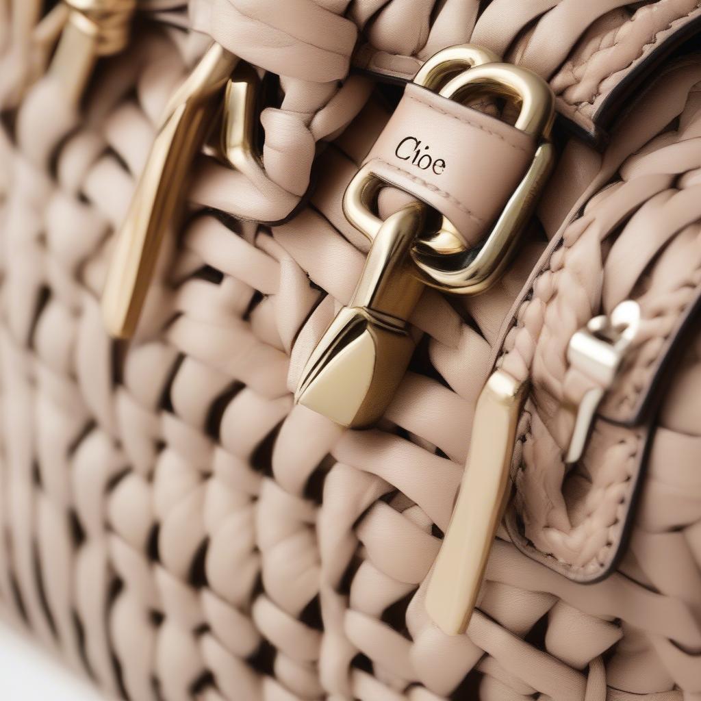 Authentic Chloe Woven Bag Details