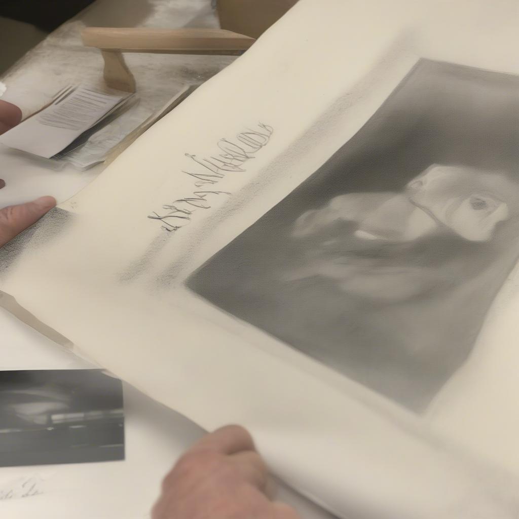 Authenticating a Bill Burkett Lithograph