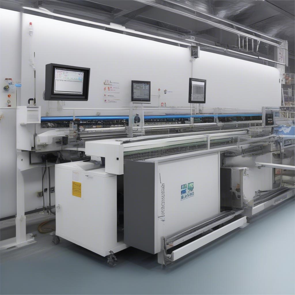 Control Panel of an Automatic Non-Woven Bag Making Machine