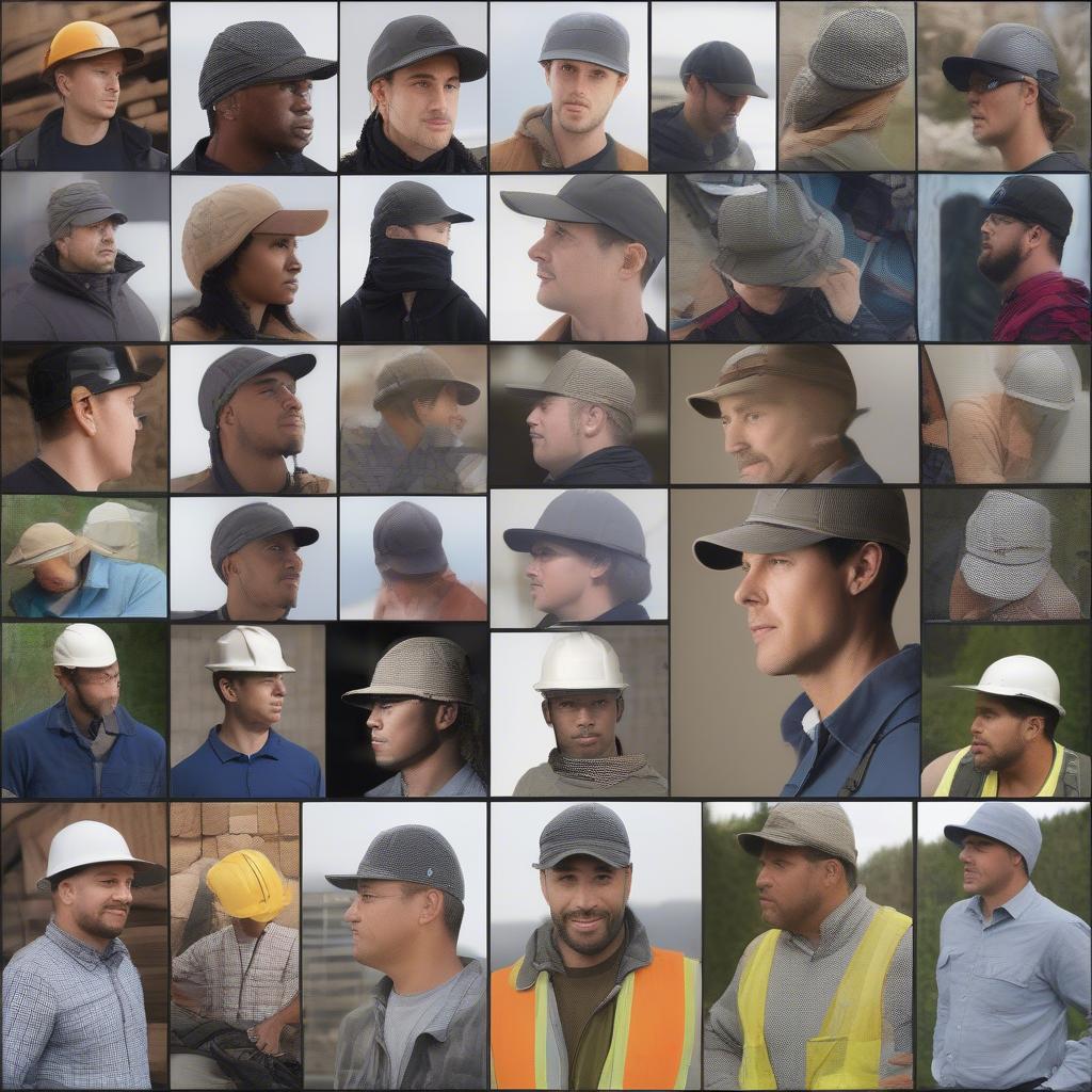 Ballistic Weave Hats in Different Environments