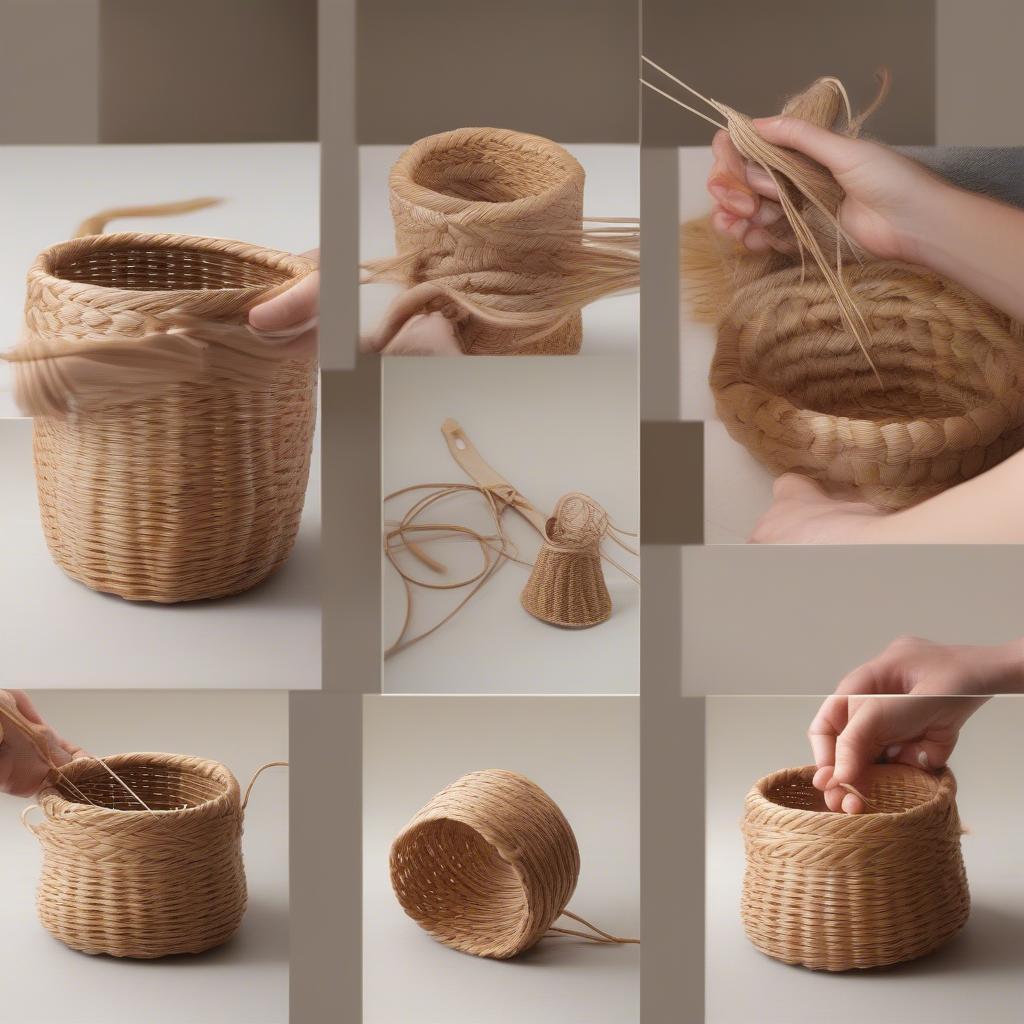 Basic Basket Weaving Techniques with Reeds