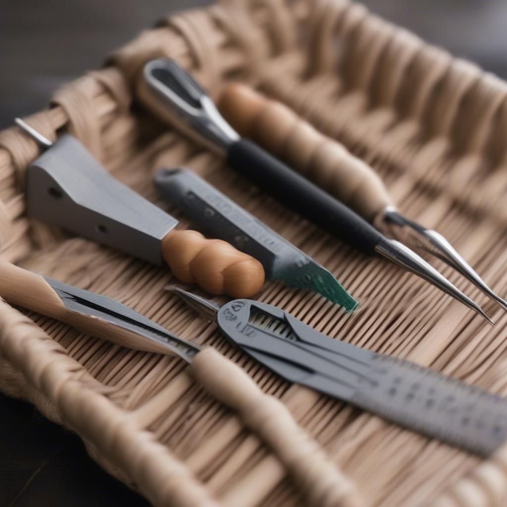 Basic Basket Weaving Tools