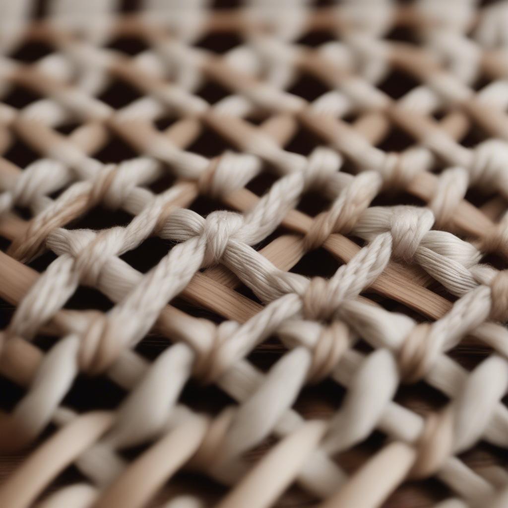 Basic Chair Bottom Weaving Techniques with Cording