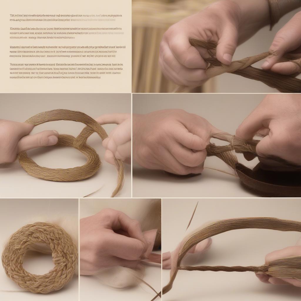 Different Weaving Techniques with Horse Reeds