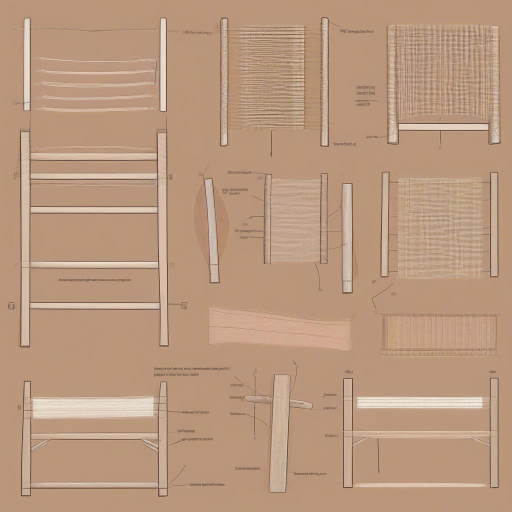 Basic Weaving Technique for a Deck Chair