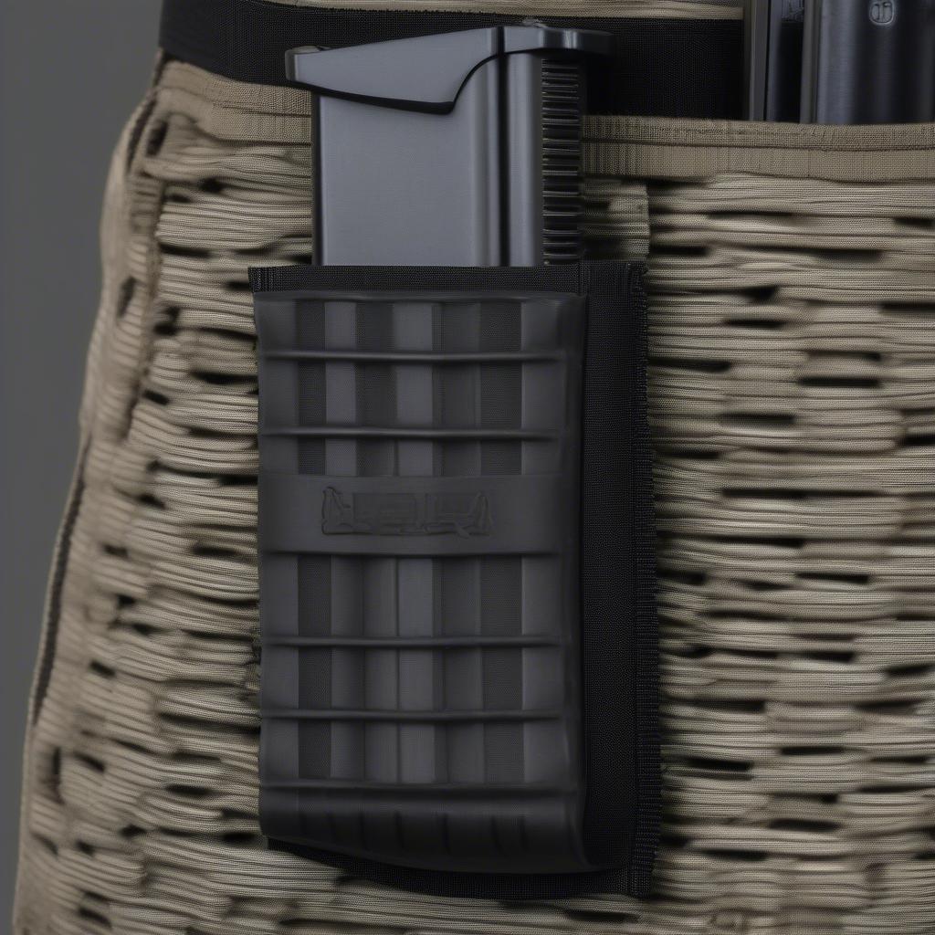 Basket Weave AR-15 Mag Pouch Close Up