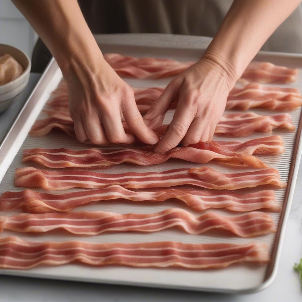 Basket Weave Bacon BLT Technique