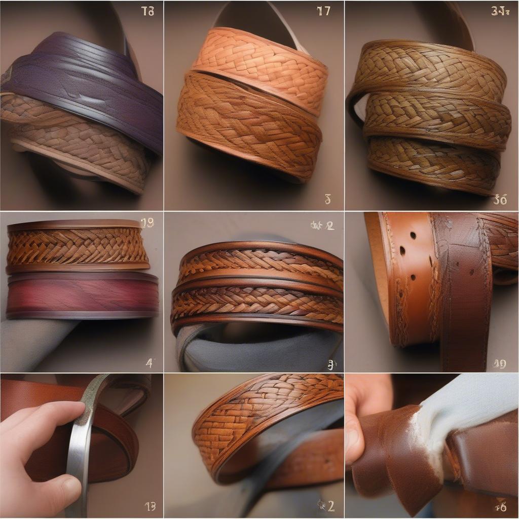 Basket Weave Belt Blank Finishing Techniques