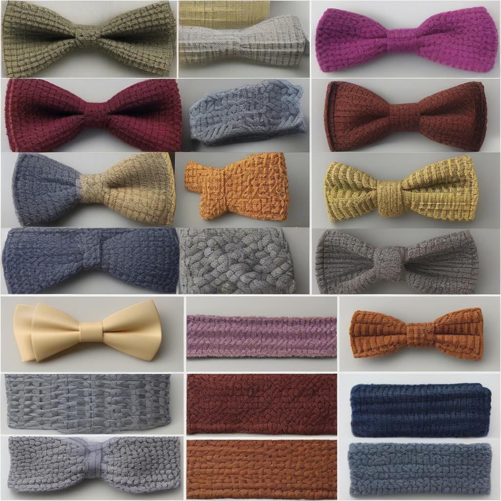 Variations of the Basket Weave Bow Tie Pattern