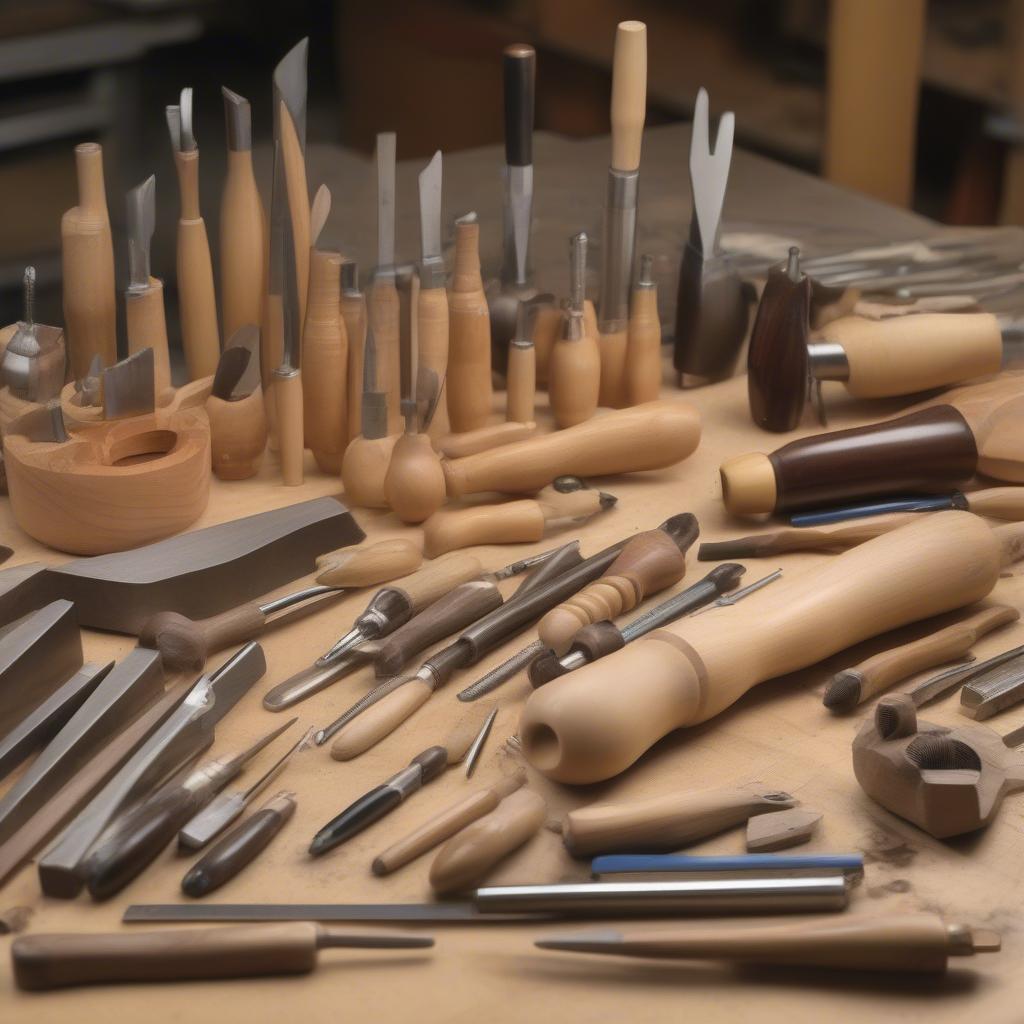 Shaping Tools for a Basket Weave Bowl