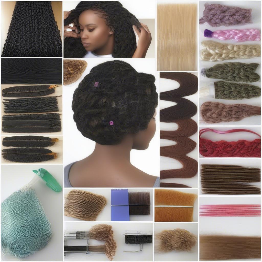 Materials for Basket Weave Braid Dreads