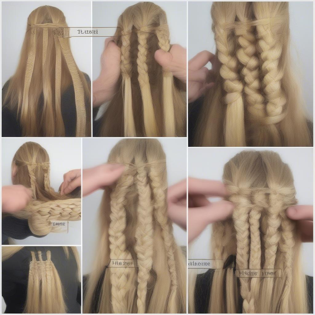 Basket Weave Braid Steps