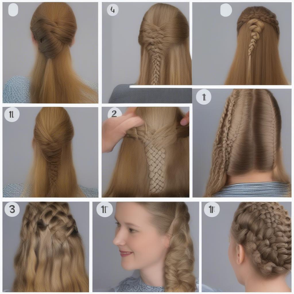 Braiding Process for Basket Weave Hat