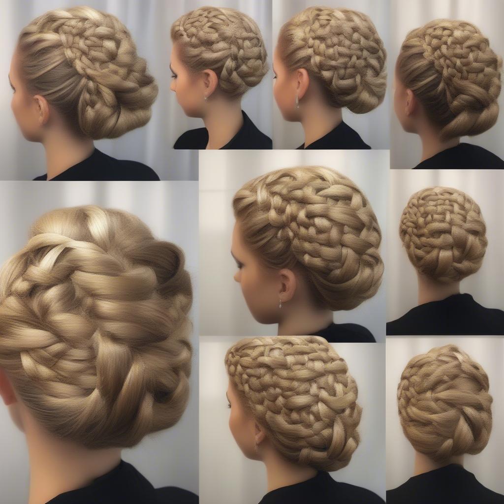 Basket Weave Braids and Updos