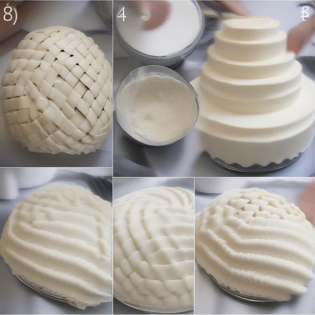 Basket Weave Cake Design Tutorial