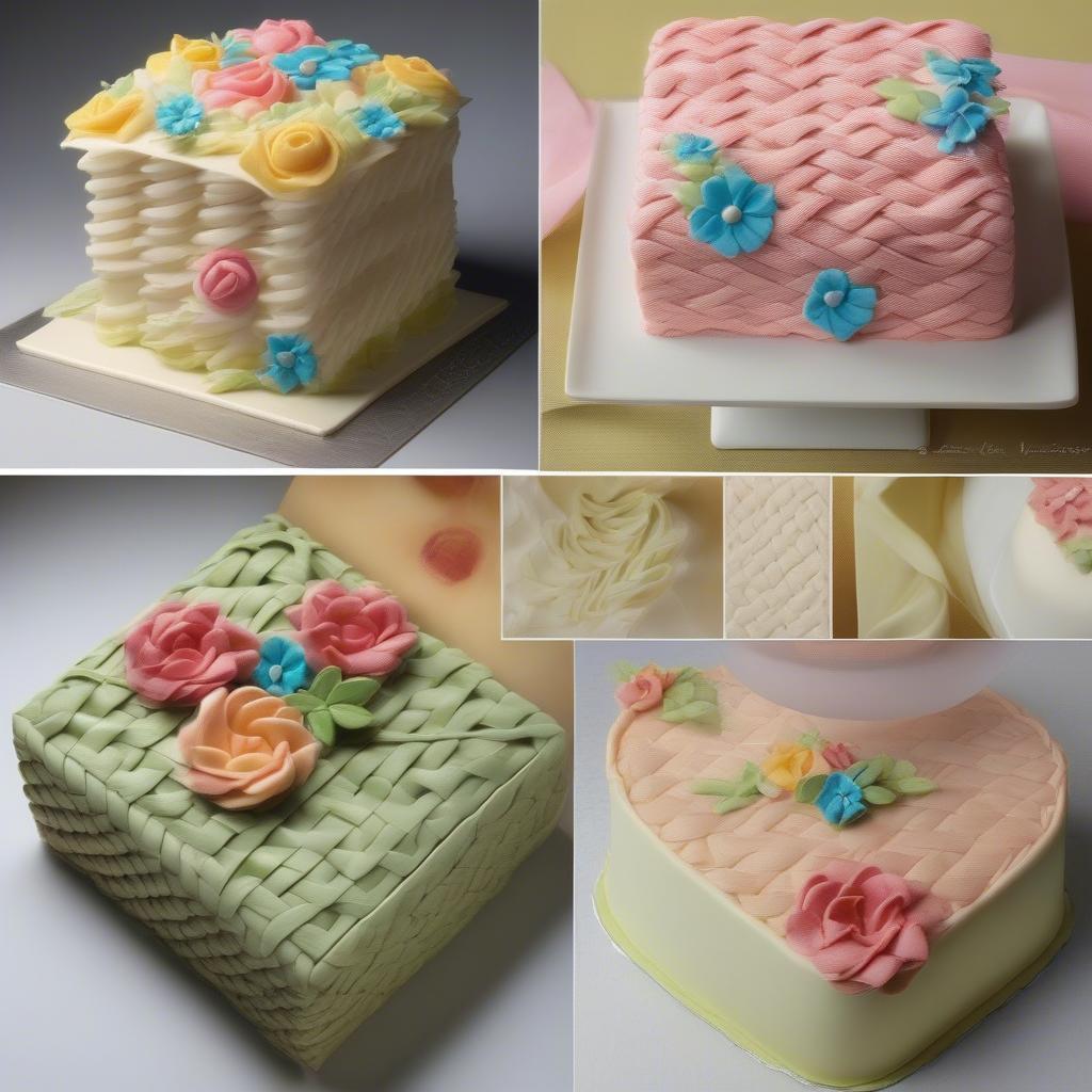 Basket Weave Cake Variations and Designs