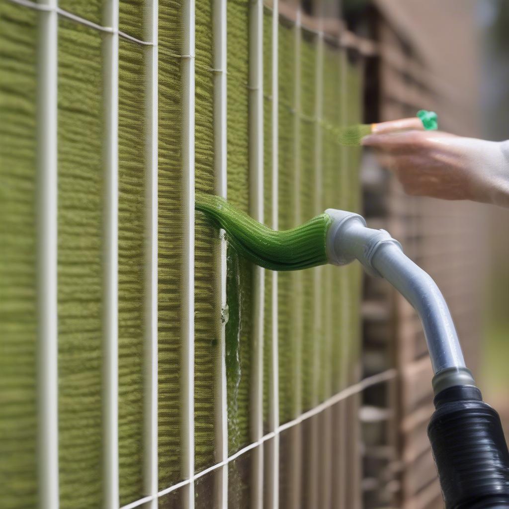 Maintaining a Basket Weave Composite Fence in Los Angeles