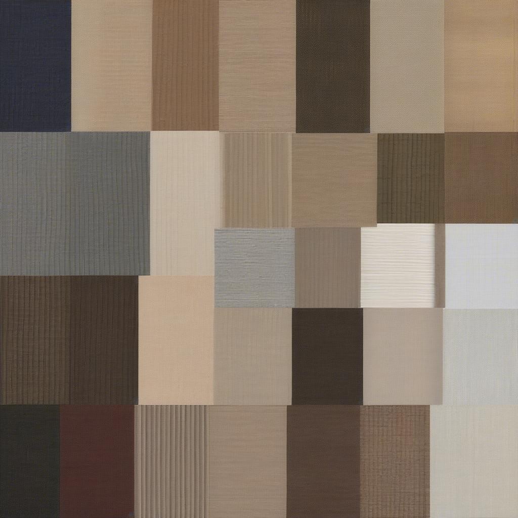 Different Materials and Colors of Basket Weave Curtains