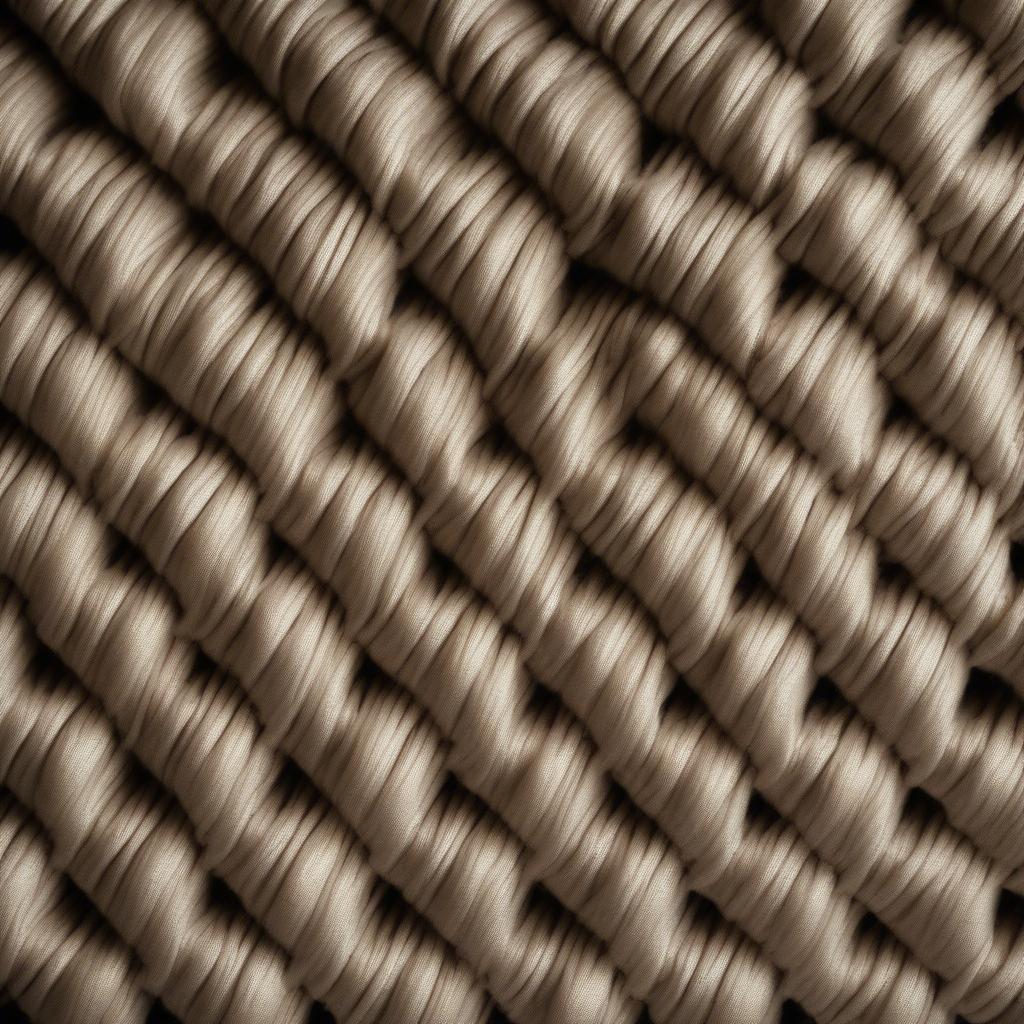 Close-up view of basket weave fabric showcasing the intricate interlacing of threads