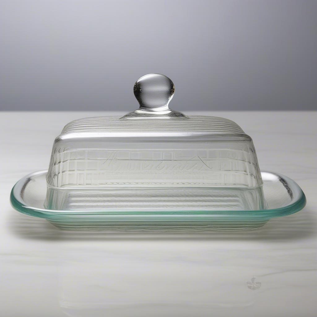 Identifying a Genuine Basket Weave Butter Dish