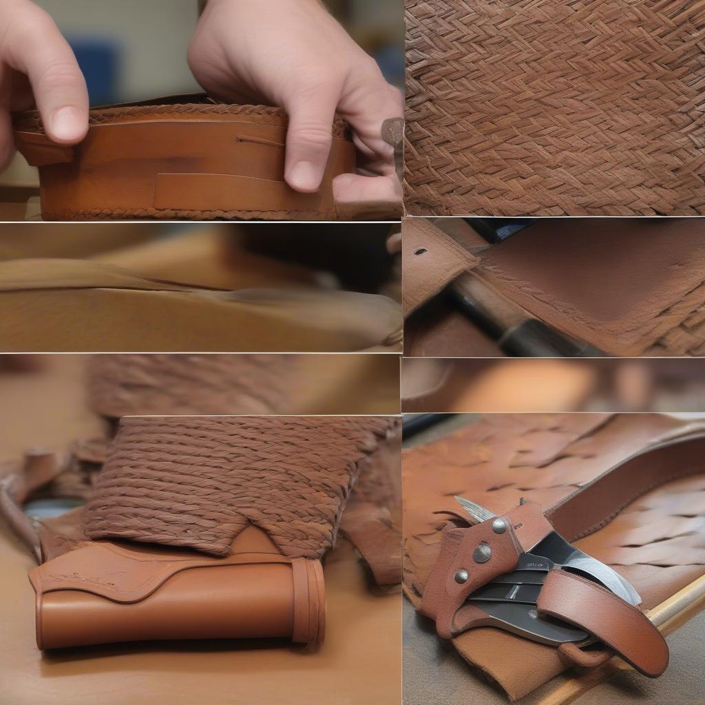 Crafting a Basket Weave Gun Holster