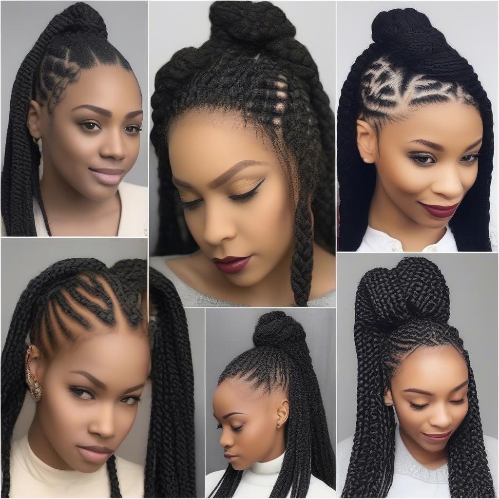 Examples of Basket Weave Hairstyles