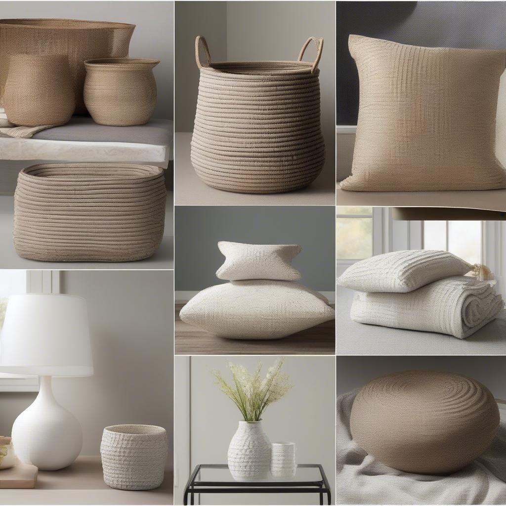 Basket Weave Home Decor Accessories