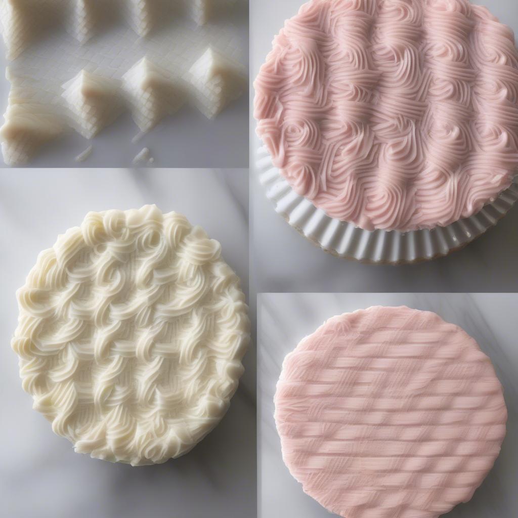 Basket Weave Icing Consistency Test