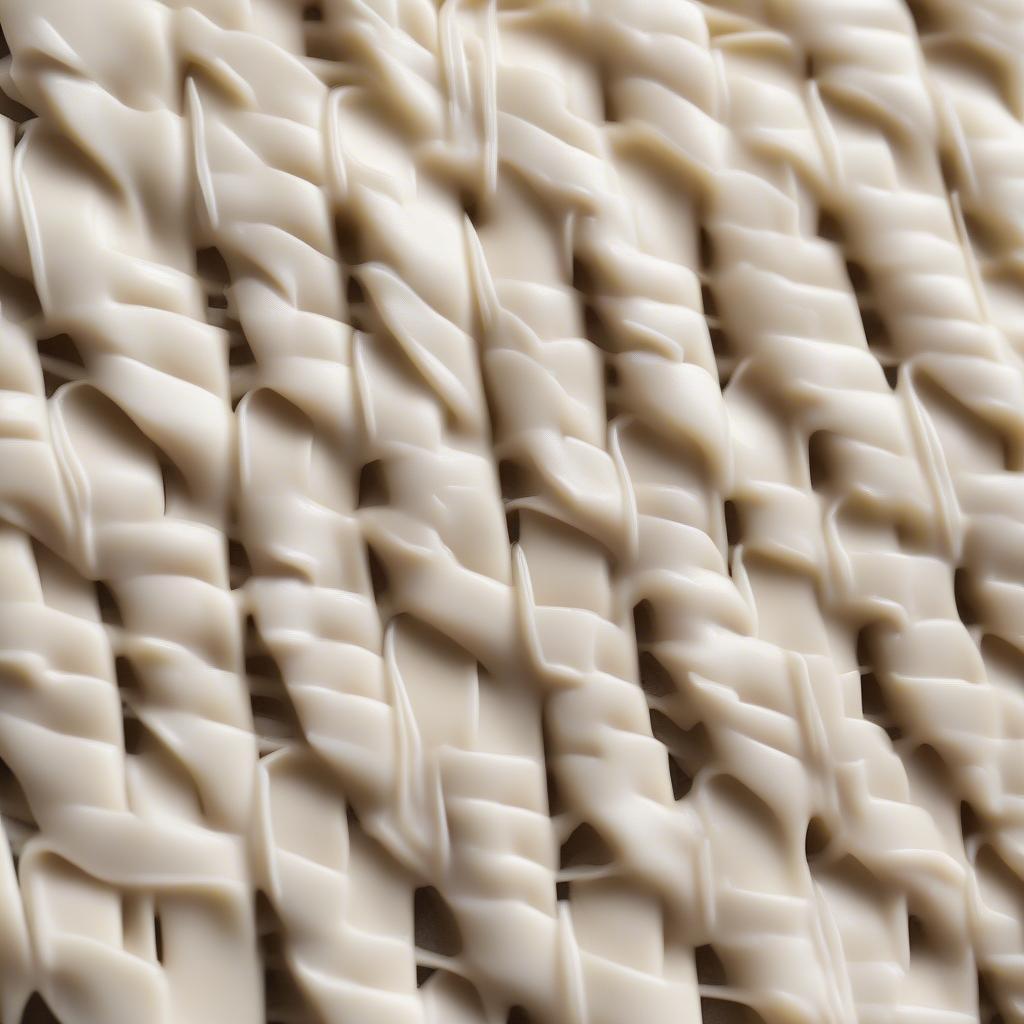 Finished Basket Weave Icing Cake