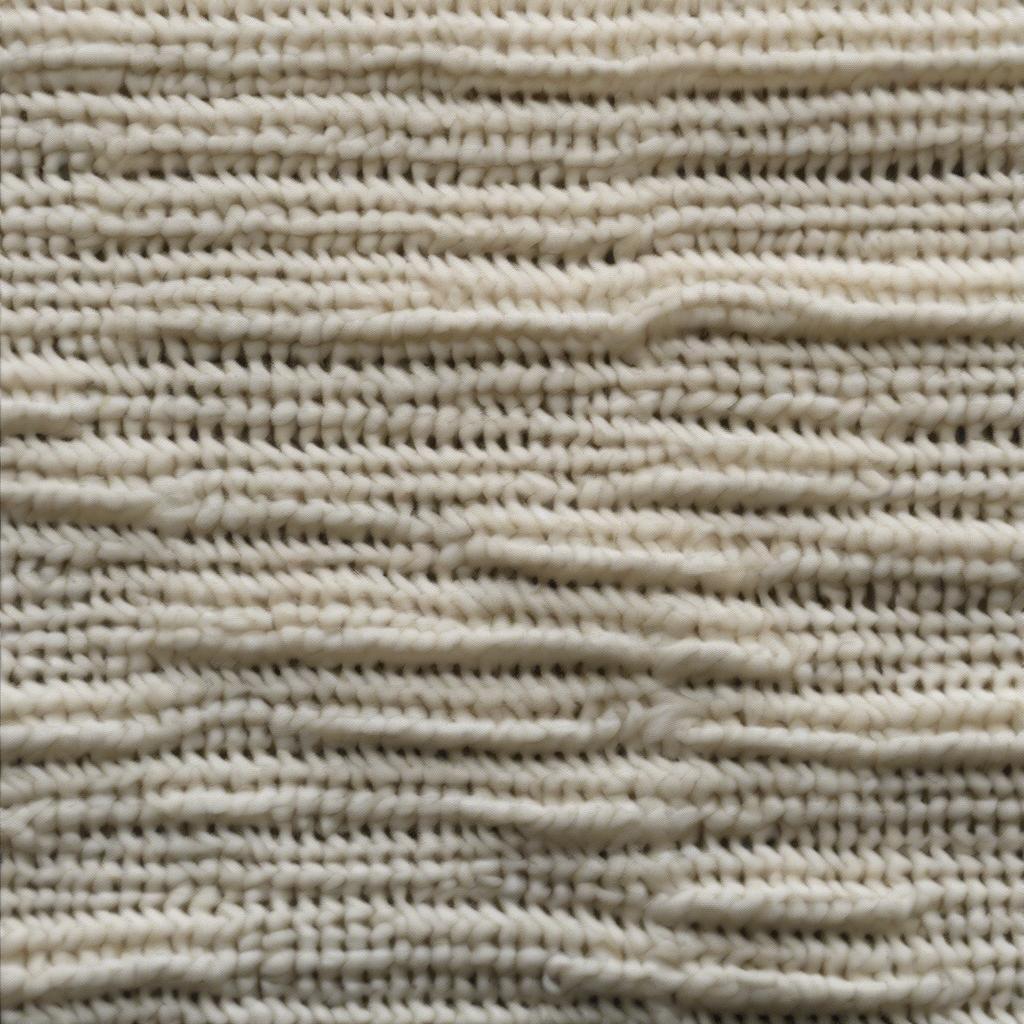 Basket Weave in the Round Knitting Swatch