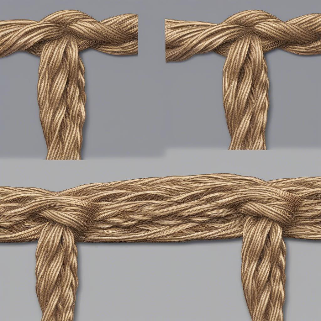 Basic Steps of the Basket Weave Knot