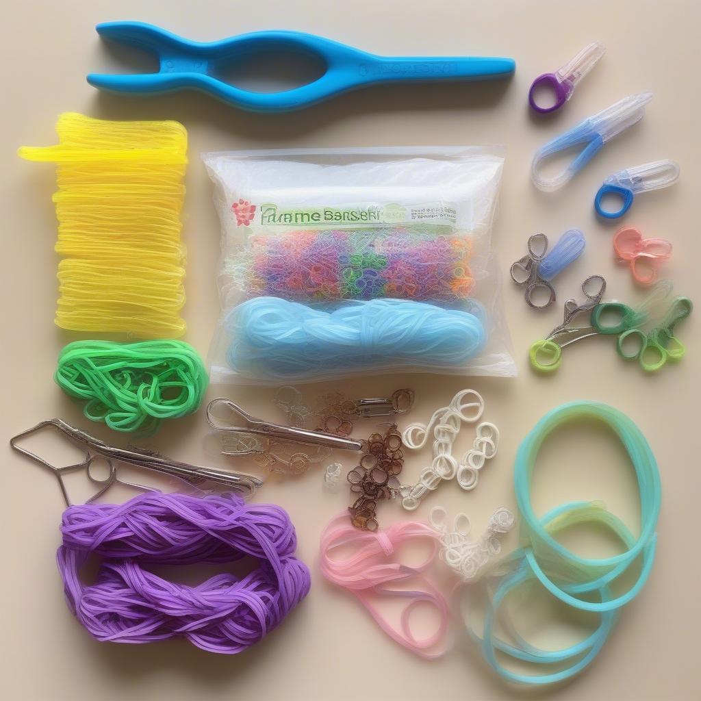 Basket Weave Loom Bracelet Supplies