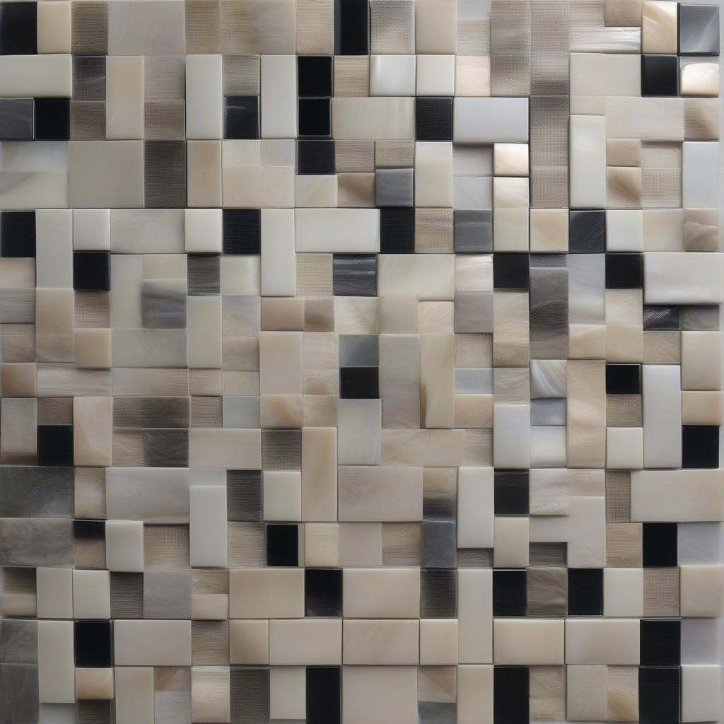 Various Basket Weave Marble Mosaic Patterns